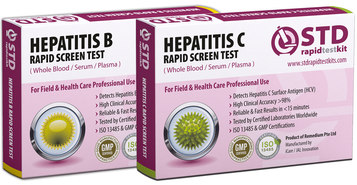 Buy hepatitis B + hepatitis C test kit | $49 USD | Results in 15 minutes