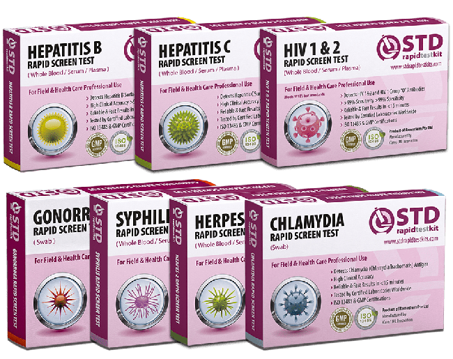 Buy Herpes 2 (HSV-2) rapid test kit for $29